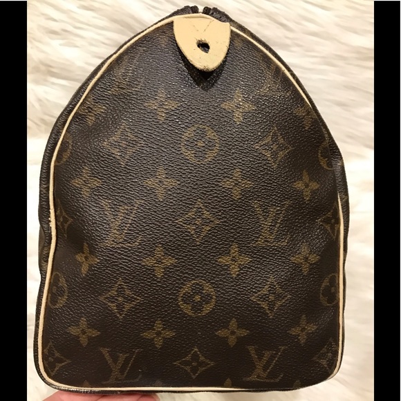 PAINTED Authentic Louis Vuitton Speedy 30  #7.9B - Picture 3 of 8